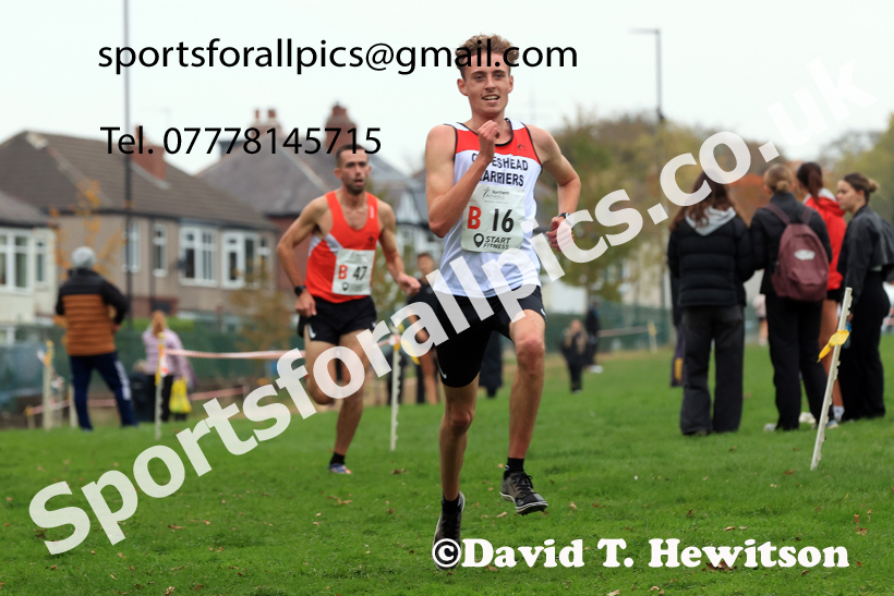 Senior Mens relay, 2025 Northern Cross Country Relays, Graves Park, Sheffield. Photo: David T. Hewitson/Sports for All Pics